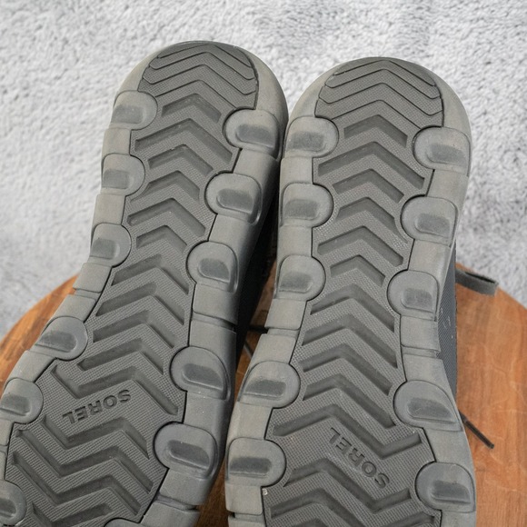 Sorel Explorer Dual Zip WP Boot Black/Jet Men\'s Size 9.5 M main image 6